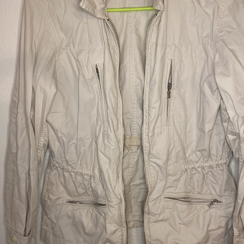 Gap off duty jacket with cinched waist - Picture 4 of 9